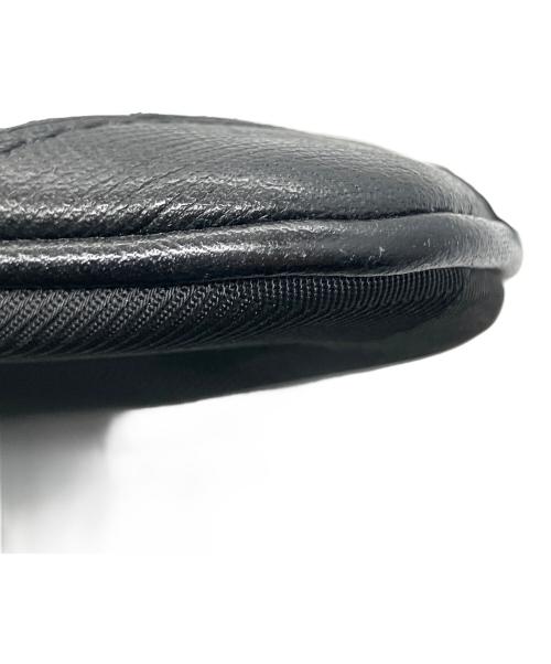 BLACK LABEL CRESTBRIDGE（ブラックレーベル クレストブリッジ）BLACK LABEL CRESTBRIDGE (ブラックレーベル クレストブリッジ) CBチェッククラッチバッグ ブラックの古着・服飾アイテム