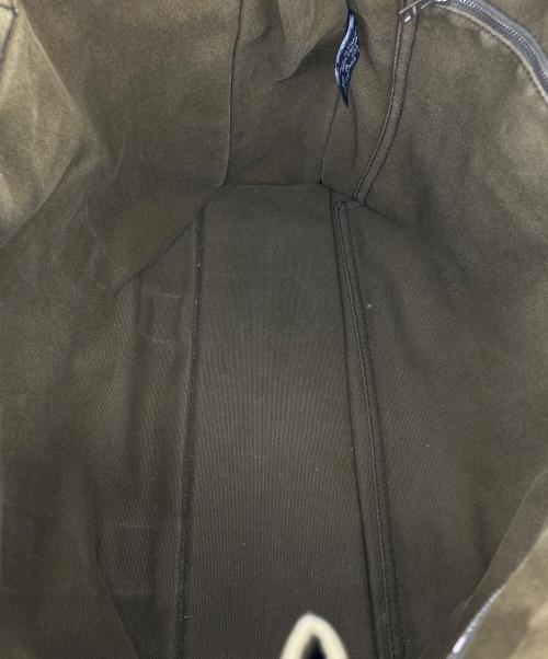 HERMES（エルメス）HERMES (エルメス) フルートゥMM カーキ×ネイビーの古着・服飾アイテム