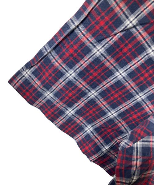 RALPH LAUREN（ラルフローレン）RALPH LAUREN (ラルフローレン) 半袖シャツ ネイビー×レッド BLAKE ネイビー×レッド サイズ:Lの古着・服飾アイテム