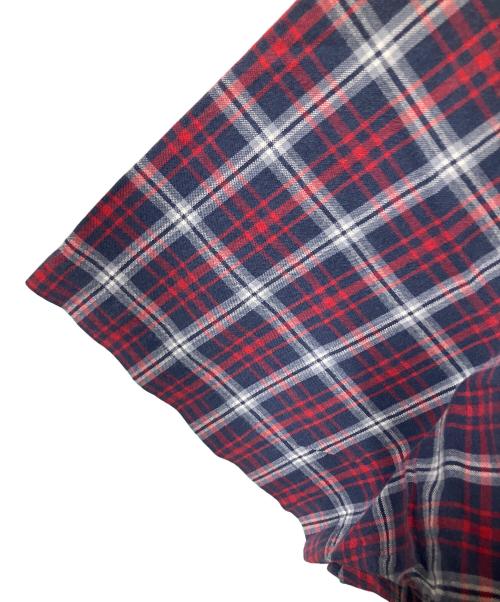 RALPH LAUREN（ラルフローレン）RALPH LAUREN (ラルフローレン) 半袖シャツ ネイビー×レッド BLAKE ネイビー×レッド サイズ:Lの古着・服飾アイテム