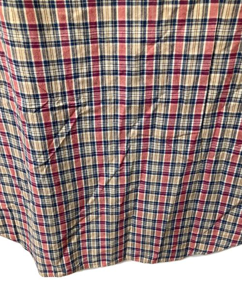 RALPH LAUREN（ラルフローレン）RALPH LAUREN (ラルフローレン) 半袖シャツ BLAKE レッド×ベージュ チェック レッド×ベージュ サイズ:Mの古着・服飾アイテム