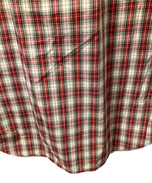 RALPH LAUREN（ラルフローレン）RALPH LAUREN (ラルフローレン) チェック半袖シャツ レッド×ベージュ レッド×ベージュ サイズ:Lの古着・服飾アイテム