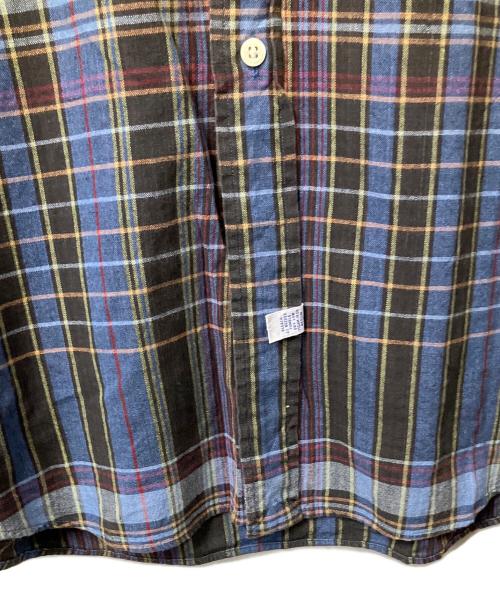 RALPH LAUREN（ラルフローレン）RALPH LAUREN (ラルフローレン) 半袖チェックシャツ ネイビー×ブラック ネイビー×ブラック サイズ:Lの古着・服飾アイテム