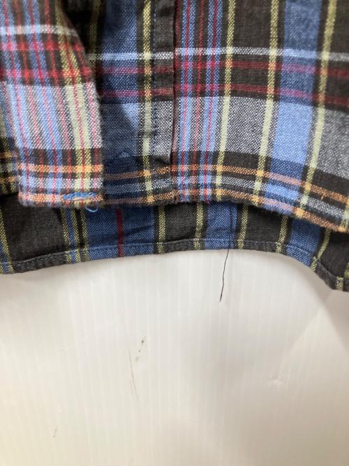RALPH LAUREN（ラルフローレン）RALPH LAUREN (ラルフローレン) 半袖チェックシャツ ネイビー×ブラック ネイビー×ブラック サイズ:Lの古着・服飾アイテム