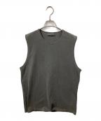 SOFTHYPHENソフトハイフン）の古着「 Pigment Dyed Tank T-Shirt」｜グレー