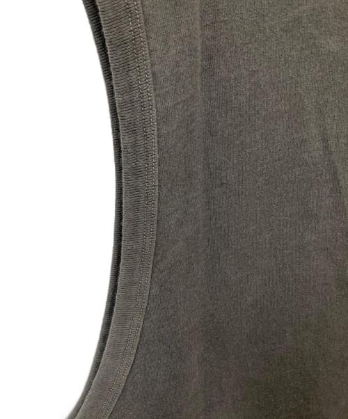 SOFTHYPHEN（ソフトハイフン）SOFTHYPHEN (ソフトハイフン)  Pigment Dyed Tank T-Shirt グレー サイズ:4の古着・服飾アイテム