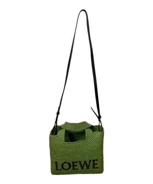 LOEWE（ロエベ）LOEWE (ロエベ) ロエベフォント トート スモール グリーンの古着・服飾アイテム