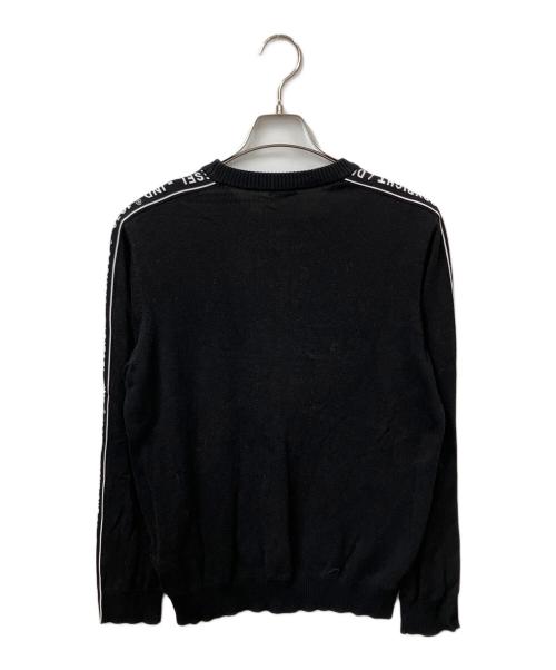 DIESEL（ディーゼル）DIESEL (ディーゼル) コットンビスコースニット ブラック サイズ:Sの古着・服飾アイテム