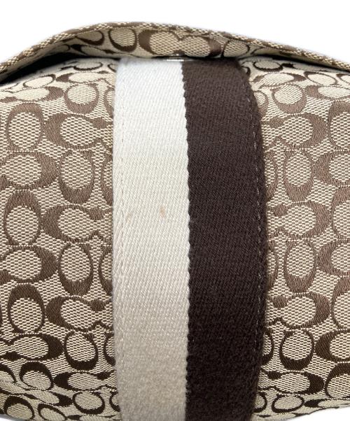 COACH（コーチ）COACH (コーチ) ショルダーバッグ シグネチャーキャンバス ベージュの古着・服飾アイテム