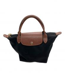 LONGCHAMP（ロンシャン）の古着「ル・プリアージュ　ブラック　Sサイズ」｜ネイビー