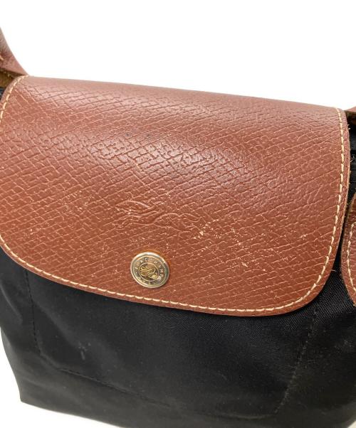 LONGCHAMP（ロンシャン）LONGCHAMP (ロンシャン) ル・プリアージュ　ブラック　Sサイズ ネイビーの古着・服飾アイテム