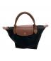LONGCHAMP（ロンシャン）の古着「ル・プリアージュ　ブラック　Sサイズ」｜ネイビー