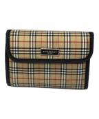 BURBERRY LONDONバーバリーロンドン）の古着「3つ折り財布」｜ベージュ