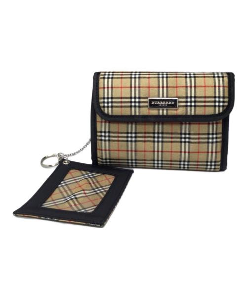BURBERRY LONDON（バーバリーロンドン）BURBERRY LONDON (バーバリーロンドン) 3つ折り財布 ベージュの古着・服飾アイテム