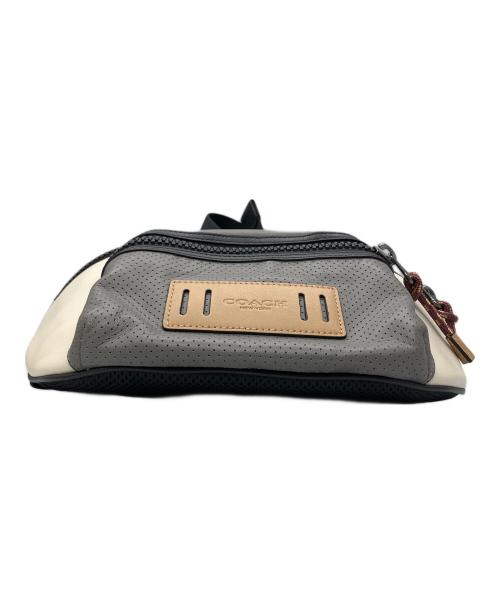 COACH（コーチ）COACH (コーチ) テレインベルトバッグ カラーブロック アイボリー×グレーの古着・服飾アイテム