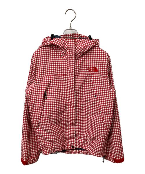 THE NORTH FACE（ザ ノース フェイス）THE NORTH FACE (ザ ノース フェイス) SCOOP JACKET レッド×ホワイト サイズ:Lの古着・服飾アイテム
