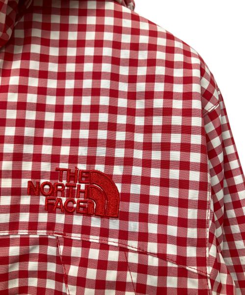 THE NORTH FACE（ザ ノース フェイス）THE NORTH FACE (ザ ノース フェイス) SCOOP JACKET レッド×ホワイト サイズ:Lの古着・服飾アイテム