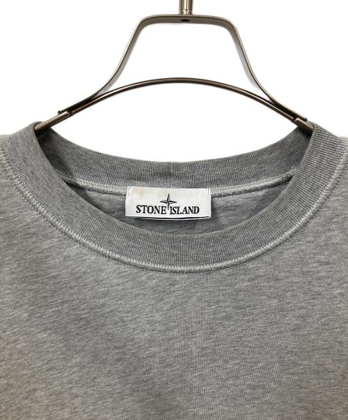 STONE ISLAND（ストーンアイランド）STONE ISLAND (ストーンアイランド) 長袖カットソー グレー サイズ:Mの古着・服飾アイテム