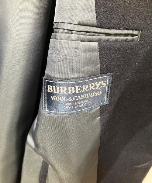 Burberry's（バーバリーズ）Burberry's (バーバリーズ) ステンカラーコート　ネイビー ネイビー サイズ:不明の古着・服飾アイテム