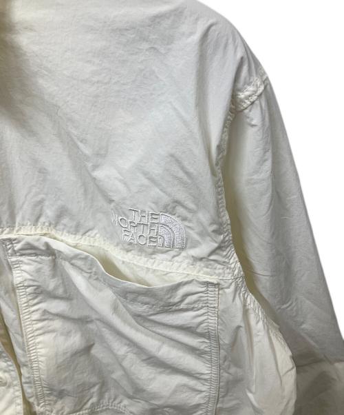 THE NORTH FACE（ザ ノース フェイス）THE NORTH FACE (ザ ノース フェイス) ラッスルキャノピーシャツ アイボリー ホワイト サイズ:Mの古着・服飾アイテム