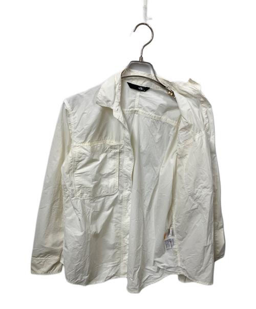THE NORTH FACE（ザ ノース フェイス）THE NORTH FACE (ザ ノース フェイス) ラッスルキャノピーシャツ アイボリー ホワイト サイズ:Mの古着・服飾アイテム