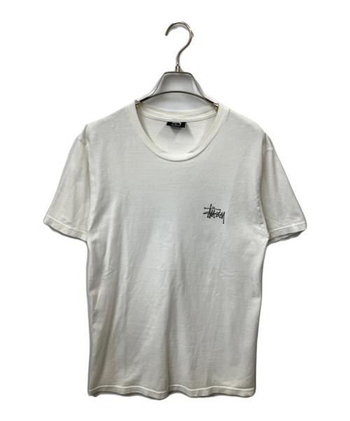 stussy（ステューシー）stussy (ステューシー) ロゴカットソー　ホワイト ホワイト サイズ:sの古着・服飾アイテム