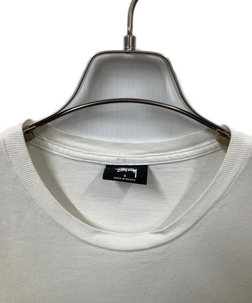 stussy（ステューシー）stussy (ステューシー) ロゴカットソー　ホワイト ホワイト サイズ:sの古着・服飾アイテム