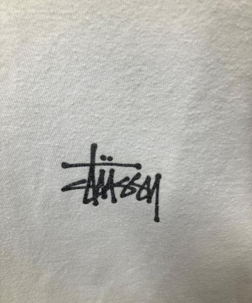 stussy（ステューシー）stussy (ステューシー) ロゴカットソー　ホワイト ホワイト サイズ:sの古着・服飾アイテム