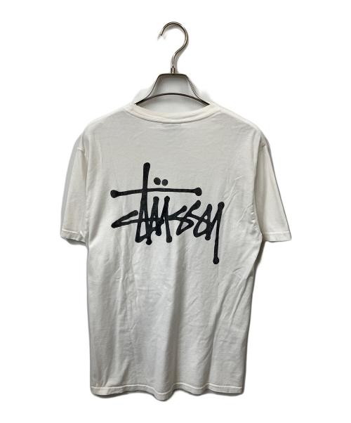 stussy（ステューシー）stussy (ステューシー) ロゴカットソー　ホワイト ホワイト サイズ:sの古着・服飾アイテム