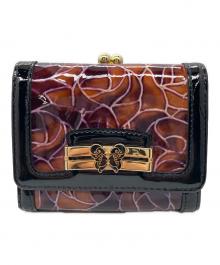 ANNA SUI（アナスイ）の古着「3つ折り財布」｜ブラック