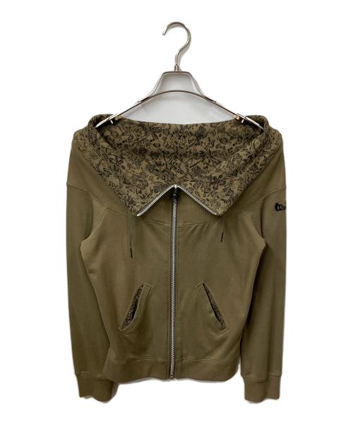 DIESEL（ディーゼル）DIESEL (ディーゼル) ジップアップスウェット オリーブ グリーン サイズ:mの古着・服飾アイテム