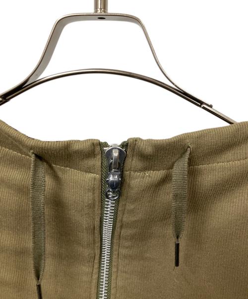 DIESEL（ディーゼル）DIESEL (ディーゼル) ジップアップスウェット オリーブ グリーン サイズ:mの古着・服飾アイテム