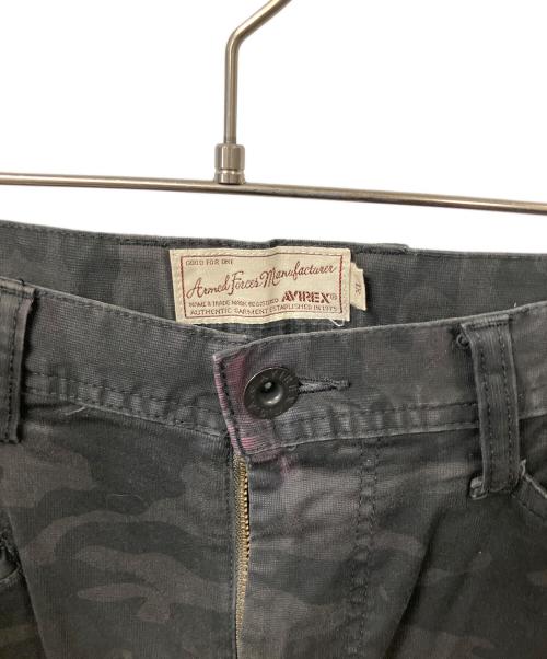 AVIREX（アヴィレックス）AVIREX (アヴィレックス) カーゴパンツ カモフラージュ グレー サイズ:XLの古着・服飾アイテム