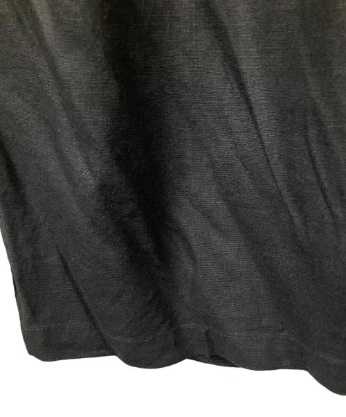 Schott（ショット）Schott (ショット) ワイドシルエットリネンショーツ ブラック サイズ:lの古着・服飾アイテム