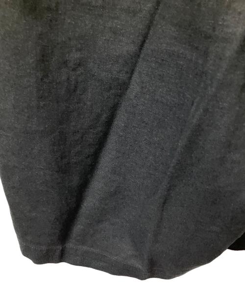 Schott（ショット）Schott (ショット) ワイドシルエットリネンショーツ ブラック サイズ:lの古着・服飾アイテム