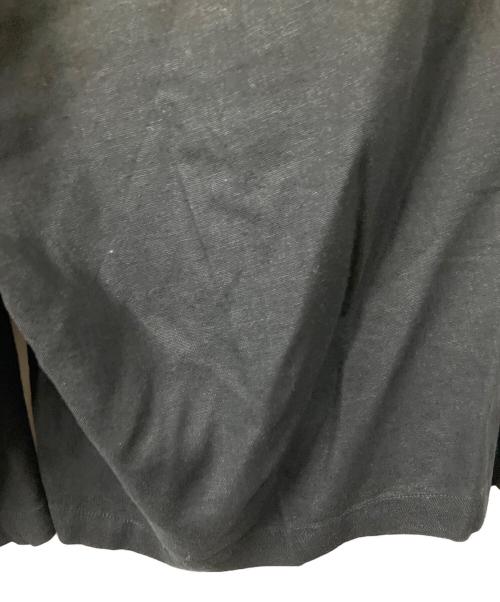 Schott（ショット）Schott (ショット) ワイドシルエットリネンショーツ ブラック サイズ:lの古着・服飾アイテム