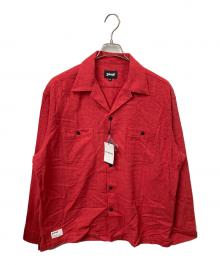 Schott（ショット）の古着「JACQUARD SHIRT」｜レッド