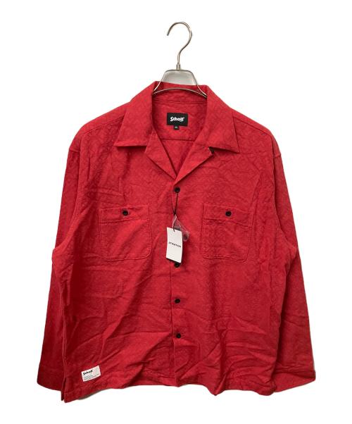 Schott（ショット）Schott (ショット) JACQUARD SHIRT レッド サイズ:XXL 未使用品の古着・服飾アイテム
