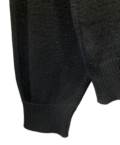 VERSACE Sport（ヴェルサーチ スポーツ）VERSACE SPORT (ヴェルサーチ スポーツ) 薄手ニット ブラック ブラック サイズ:Mの古着・服飾アイテム