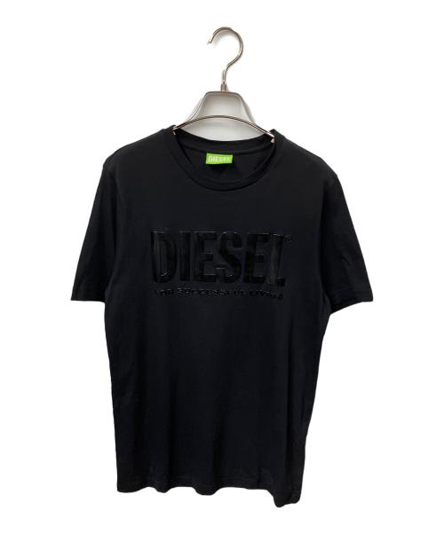 DIESEL（ディーゼル）DIESEL (ディーゼル) ロゴ半袖カットソー ブラック ブラック サイズ:sの古着・服飾アイテム