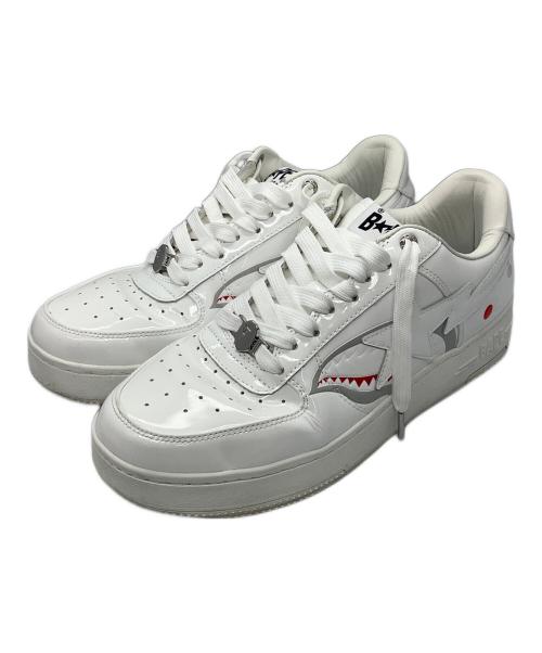 A BATHING APE（アベイシングエイプ）A BATHING APE (アベイシングエイプ) BAPE STA SHARK #2 WHITE ホワイト サイズ:29の古着・服飾アイテム