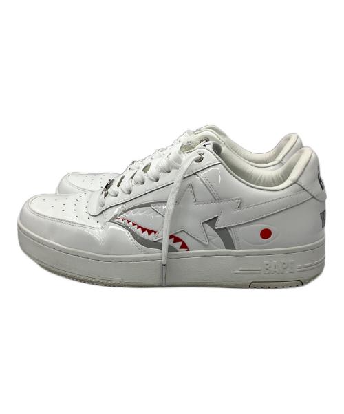 A BATHING APE（アベイシングエイプ）A BATHING APE (アベイシングエイプ) BAPE STA SHARK #2 WHITE ホワイト サイズ:29の古着・服飾アイテム