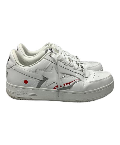 A BATHING APE（アベイシングエイプ）A BATHING APE (アベイシングエイプ) BAPE STA SHARK #2 WHITE ホワイト サイズ:29の古着・服飾アイテム