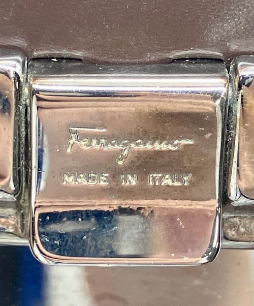 Salvatore Ferragamo（サルヴァトーレ フェラガモ）Salvatore Ferragamo (サルヴァトーレ フェラガモ) プレートバックルレザーベルト ブラックの古着・服飾アイテム