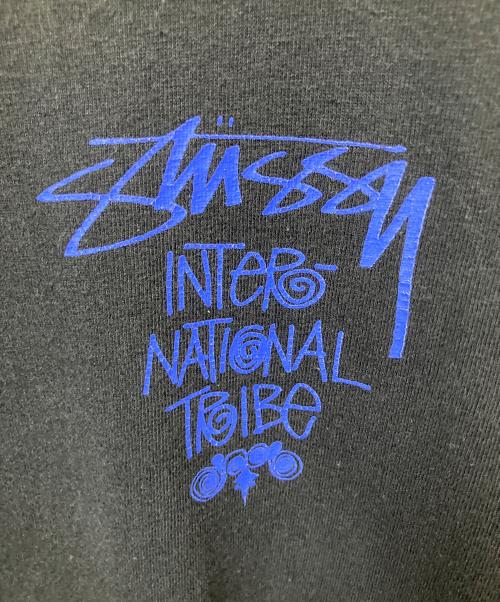 stussy（ステューシー）stussy (ステューシー) TRIBE STACK TEE ブラック サイズ:Lの古着・服飾アイテム