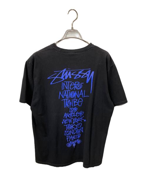 stussy（ステューシー）stussy (ステューシー) TRIBE STACK TEE ブラック サイズ:Lの古着・服飾アイテム