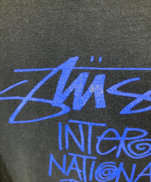 stussy（ステューシー）stussy (ステューシー) TRIBE STACK TEE ブラック サイズ:Lの古着・服飾アイテム