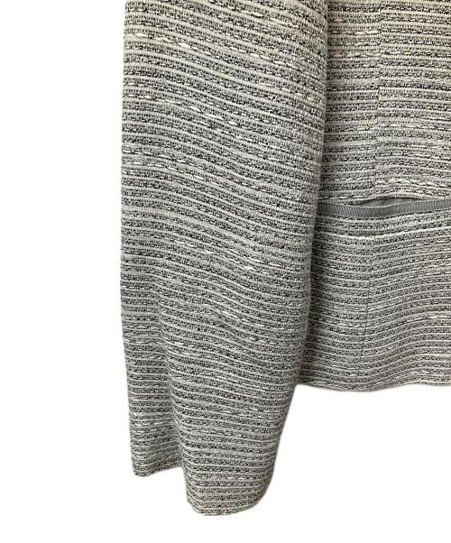 NEWYORKER（ニューヨーカー）NEWYORKER (ニューヨーカー) ノーカラージャケット グレー グレー サイズ:9 未使用品の古着・服飾アイテム