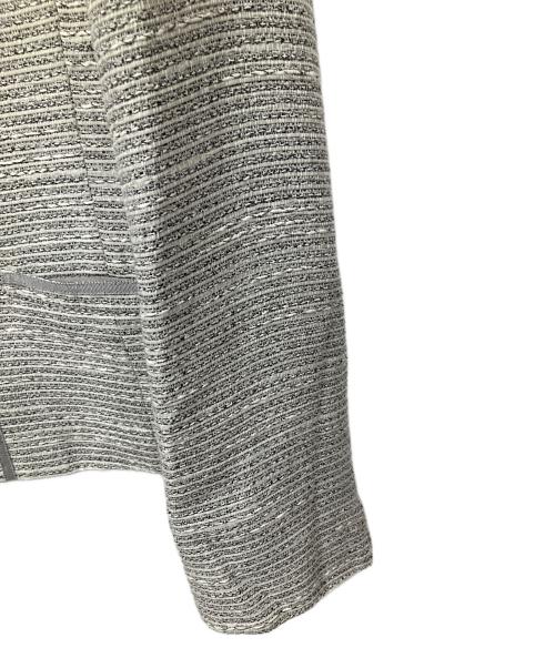 NEWYORKER（ニューヨーカー）NEWYORKER (ニューヨーカー) ノーカラージャケット グレー グレー サイズ:9 未使用品の古着・服飾アイテム