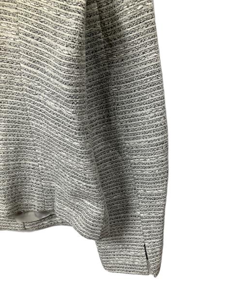 NEWYORKER（ニューヨーカー）NEWYORKER (ニューヨーカー) ノーカラージャケット グレー グレー サイズ:9 未使用品の古着・服飾アイテム